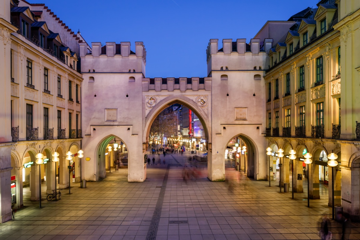 Karlstor Gate and Karlsplatz Square, Munich